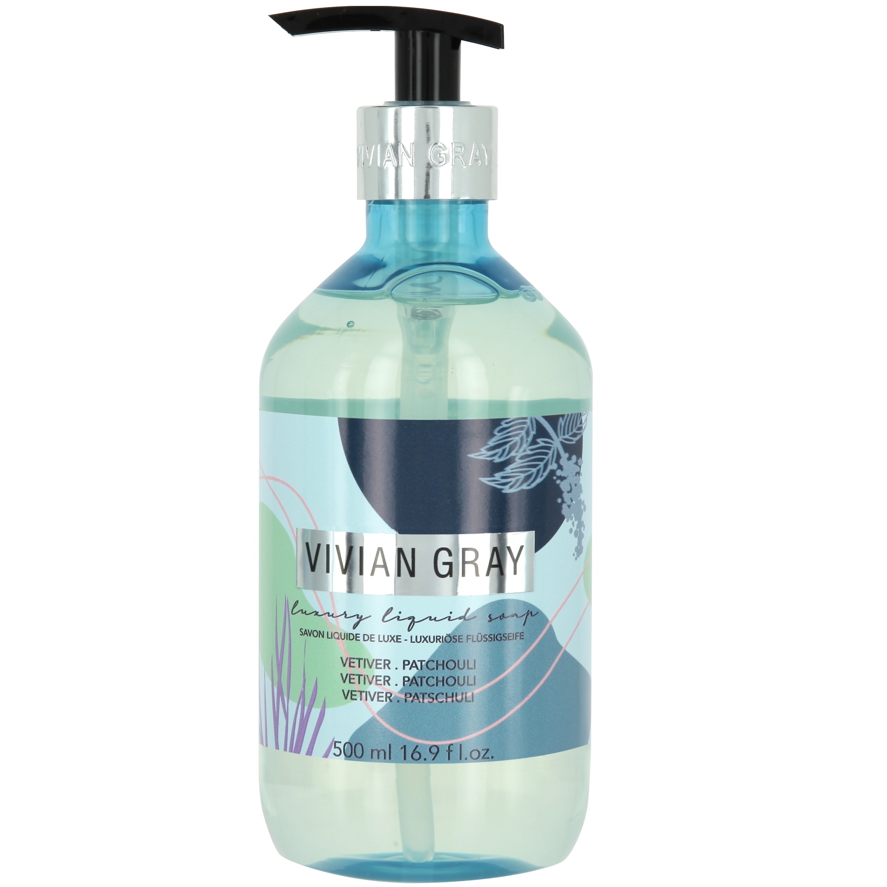 VETIVER & PATCHOULI CREAM SOAP 500ML - MODERN PASTEL