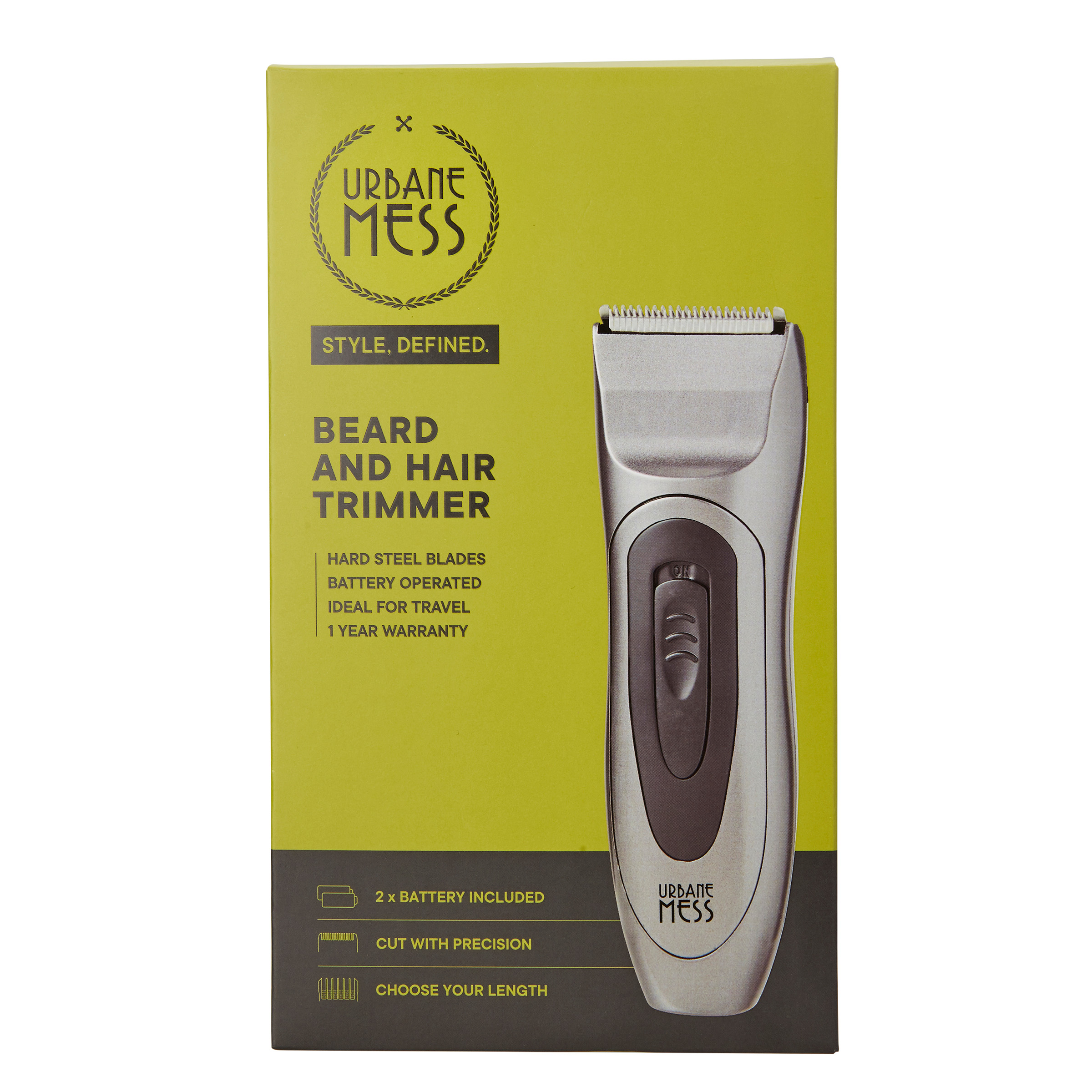 BEARD & HAIR TRIMMER URBANE MESS