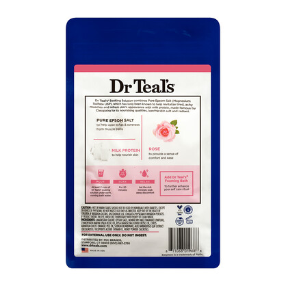 DR TEAL'S EBS CALM & SERENITY (ROSE ESS.OIL) 1.36KG