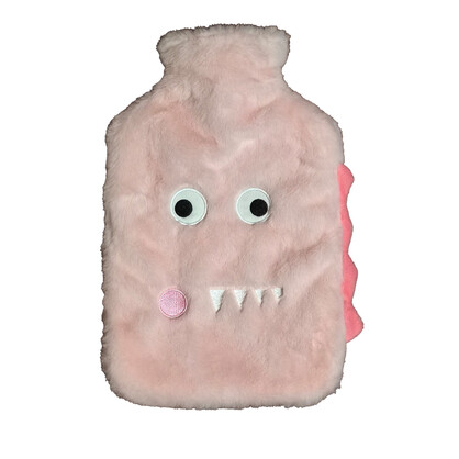 HEALTH + SURE HOT WATER BOTTLE 2L WITH PINK MONSTER COVER