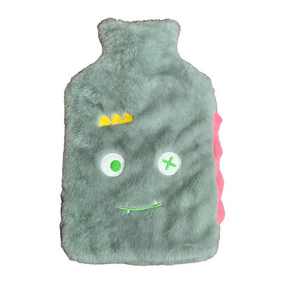 HEALTH + SURE HOT WATER BOTTLE 2L WITH GREEN MONSTER COVER
