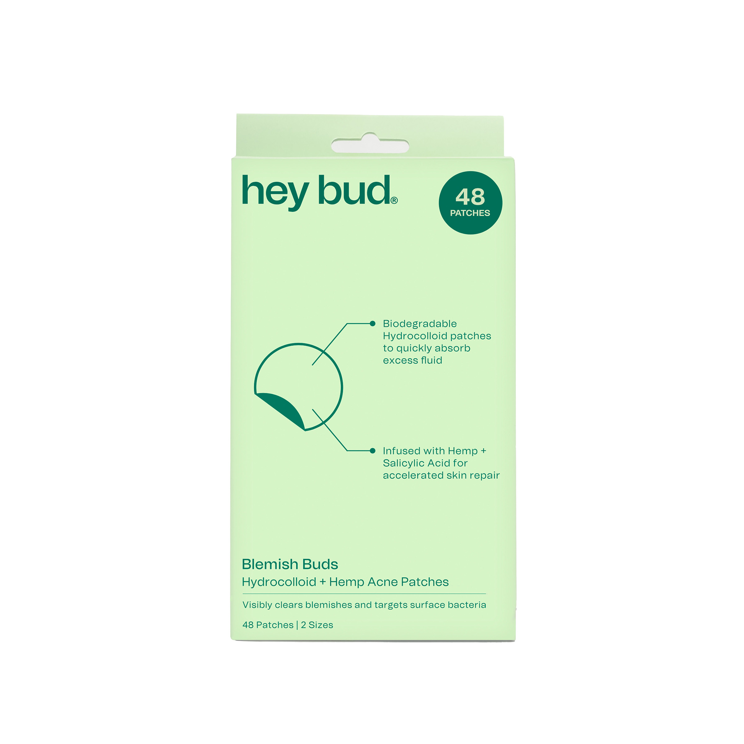 HEY BUD - HEMP ACNE PATCHES 48 PACK