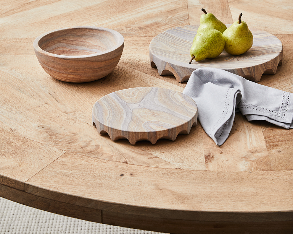 Riley Tray Large 30x30x4cm Rainbow Sandstone