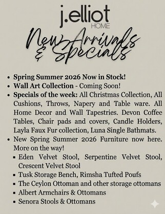 J.Elliot Arrivals & Specials
