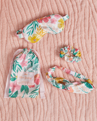 Fleur Darling Eyemask, Scrunchie and Headband Pamper Pack