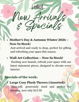 J.Elliot Arrivals & Specials