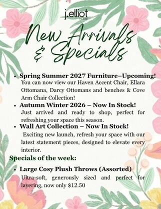 J.Elliot Arrivals & Specials