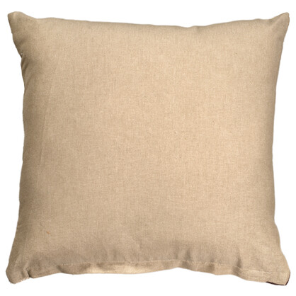 Eren Handwoven Stripe Cushion 50x50cm Rust & Natural