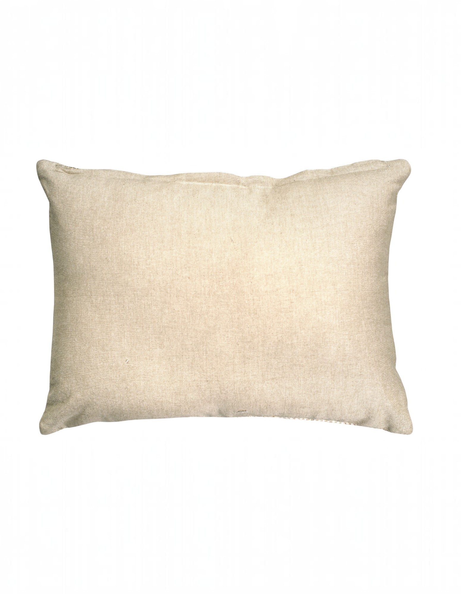Samara Chenille Linen Blend Woven Cushion 35x55cm Olive