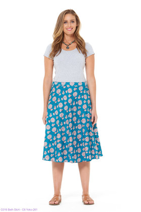 Beth Cotton Wrap Skirt-Yoko