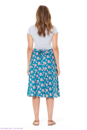 Beth Cotton Wrap Skirt-Yoko