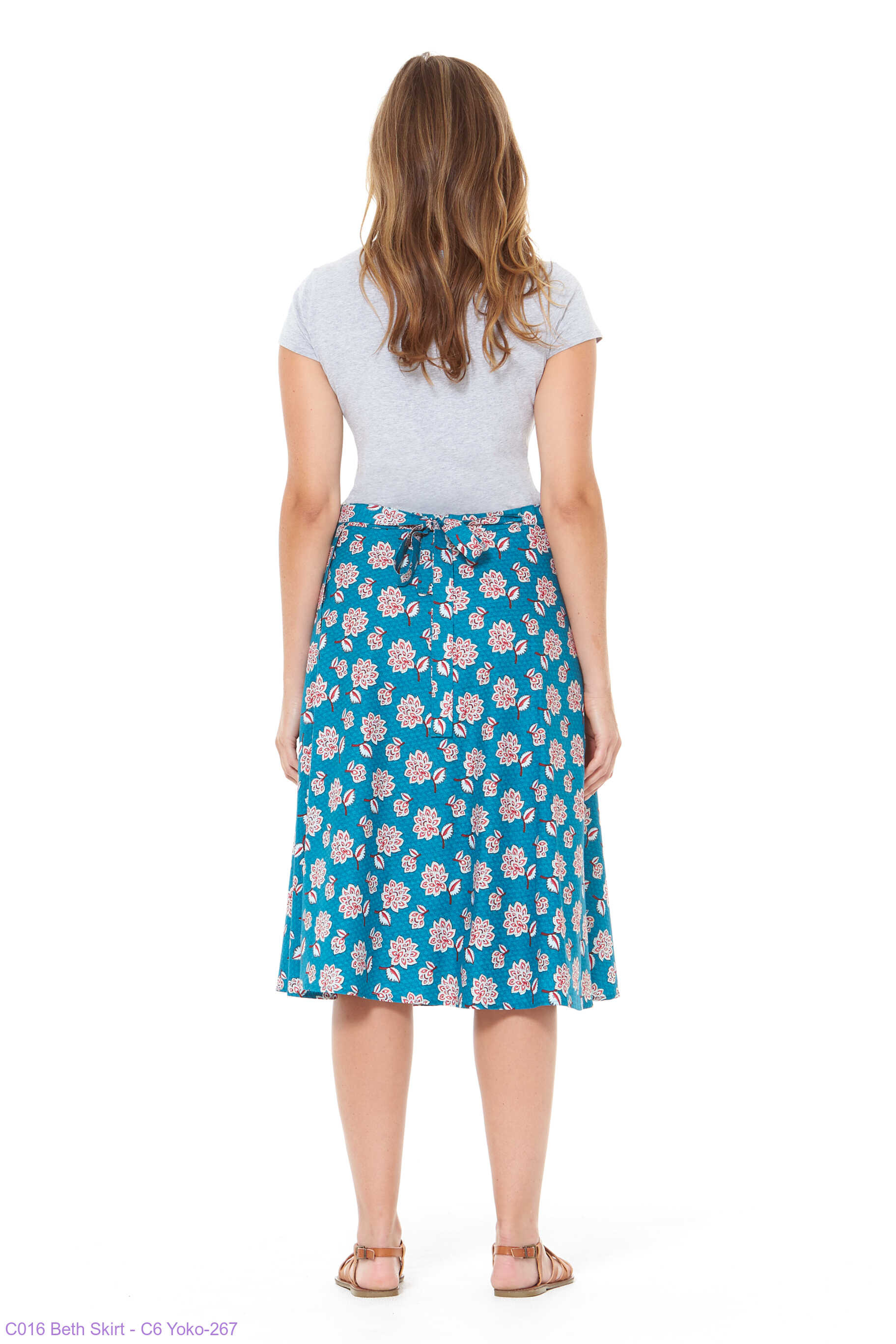 Beth Cotton Wrap Skirt-Yoko
