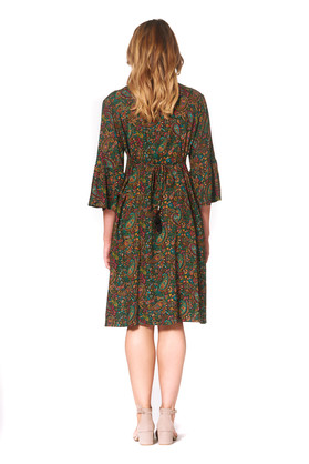 New Petra L/S  Dress-Twiggy Print