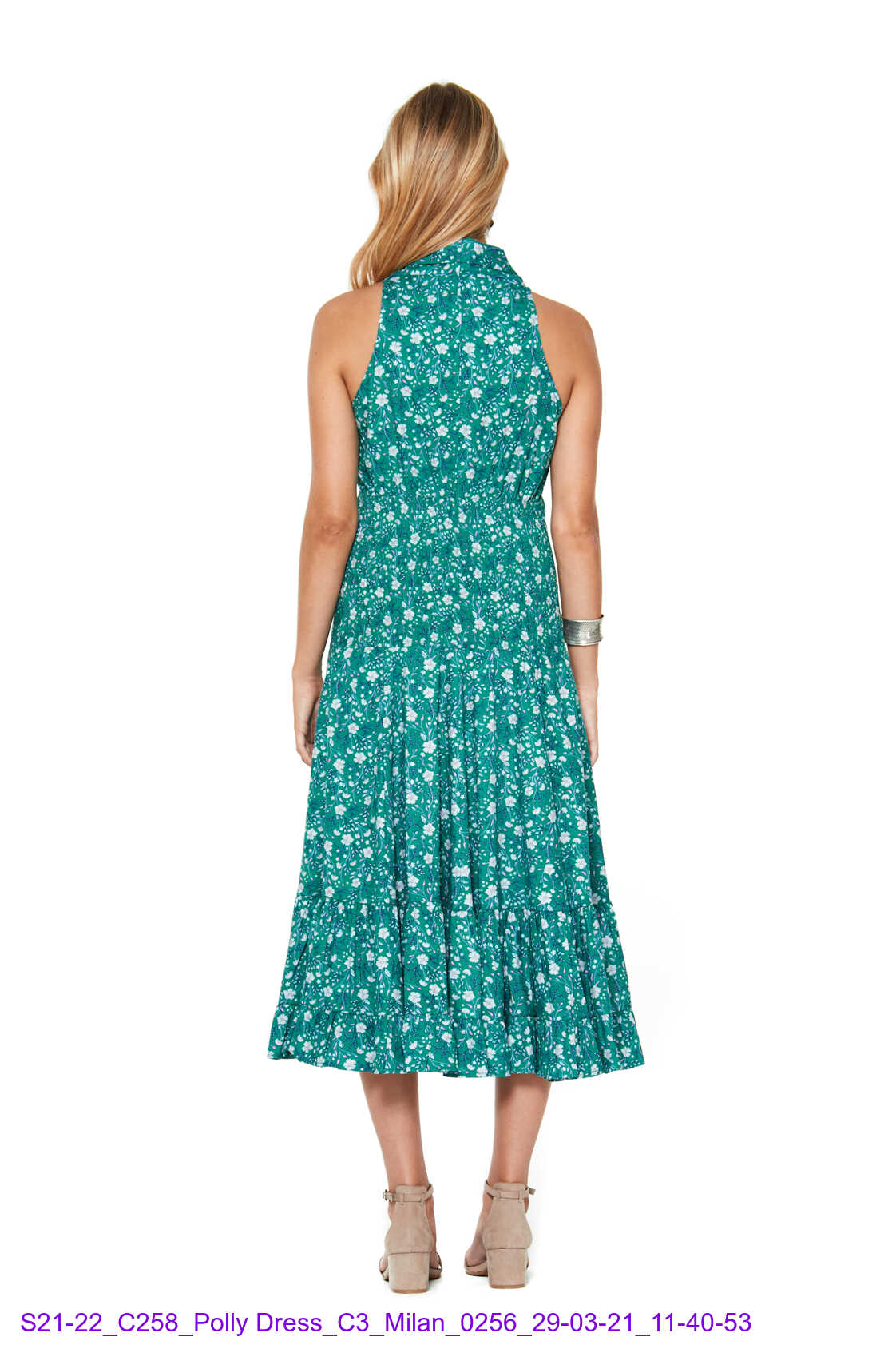 Polly Dress-Milan Print