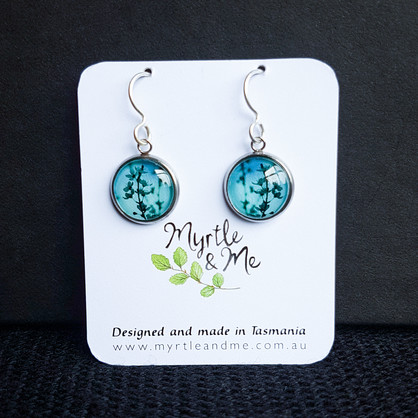 Blue Blossom - Drop Earrings