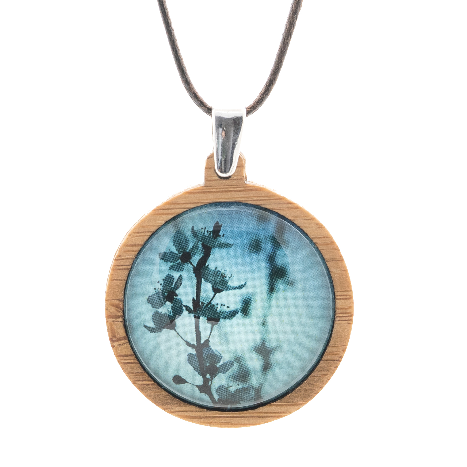 Blue Blossom Pendants - Bamboo