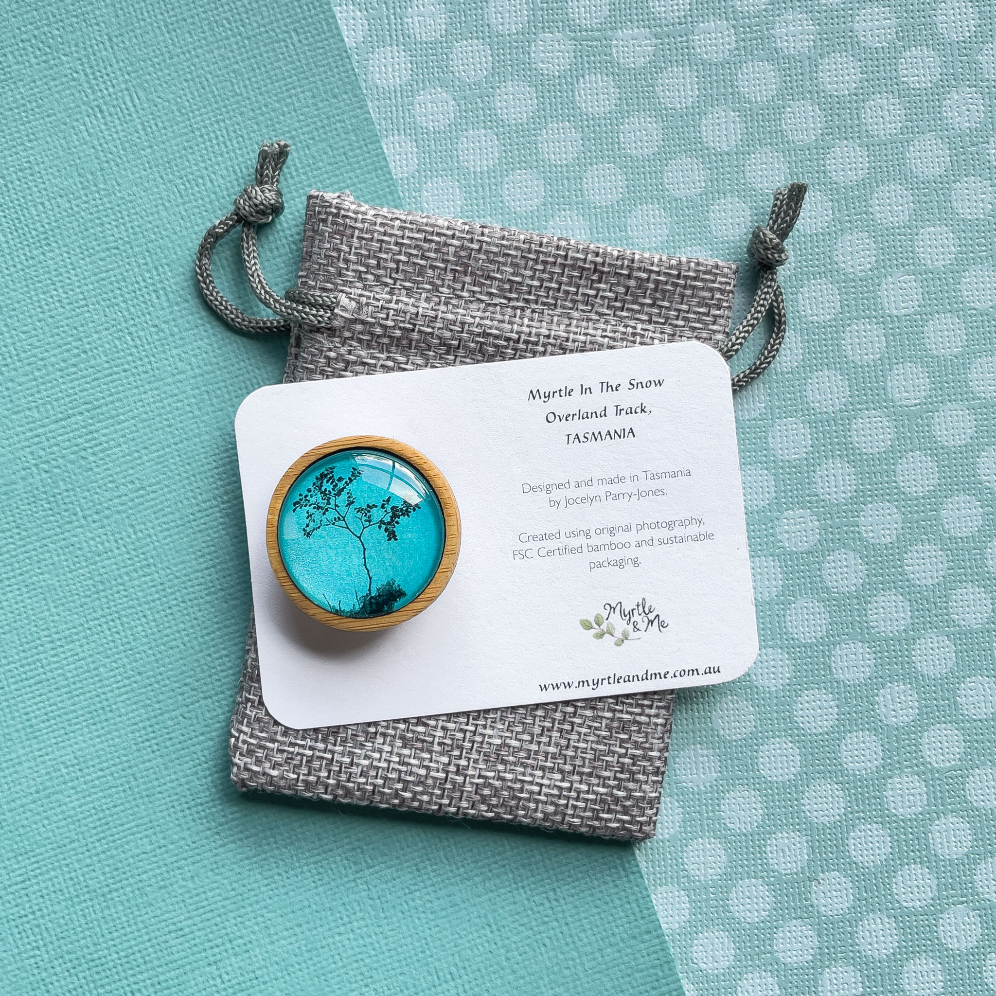 Myrtle Tree - Brooch