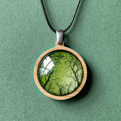 Gum Trees After Fire Pendants - Bamboo