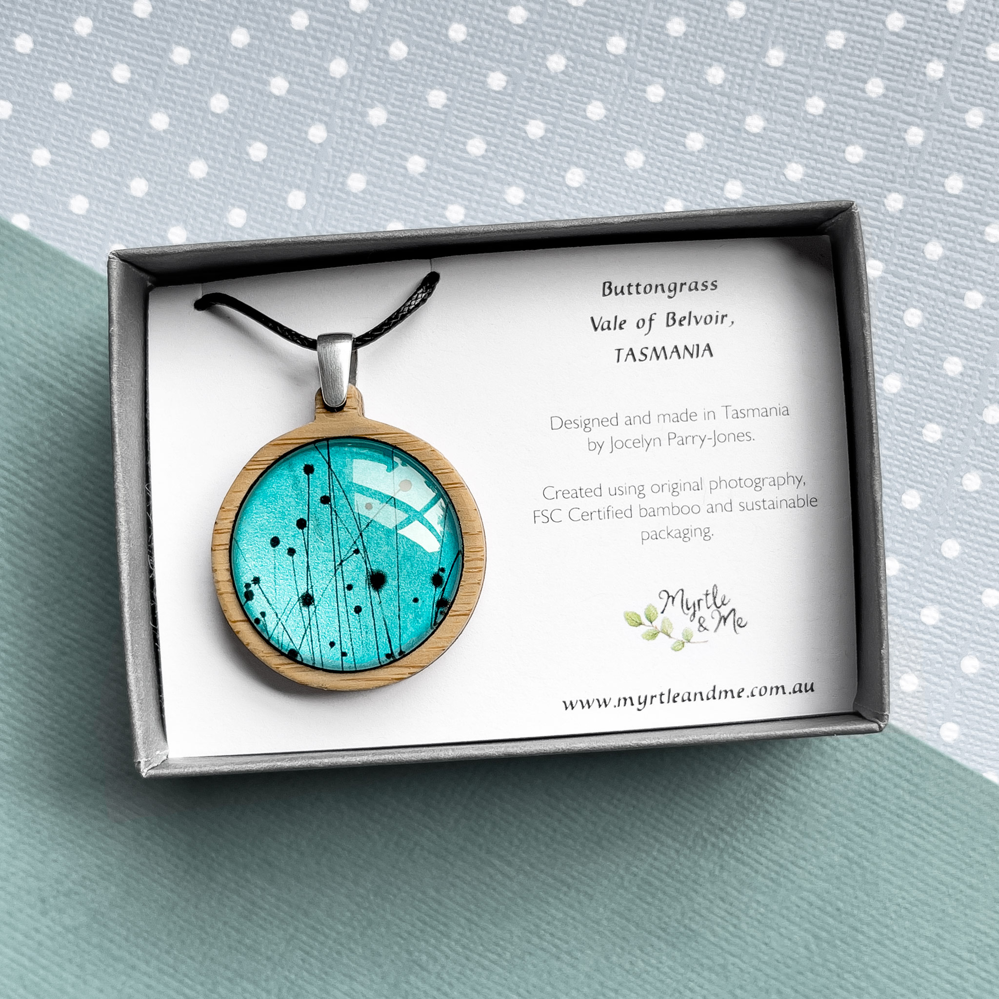 Buttongrass Pendants - Bamboo