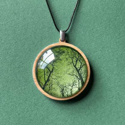 Gum Trees After Fire Pendants - Bamboo