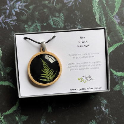 Fern Pendants - Bamboo - Green