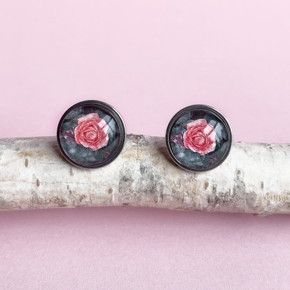 Rose - Stud Earrings