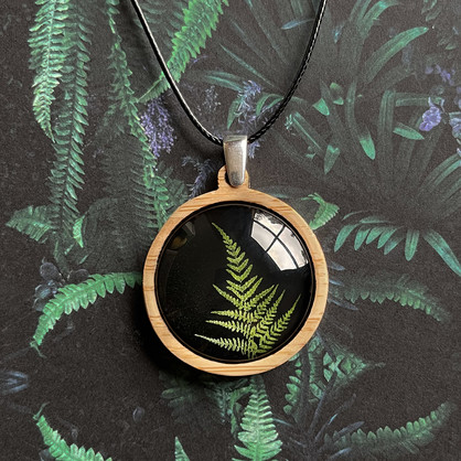 Fern Pendants - Bamboo - Green