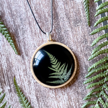 Fern Pendants - Bamboo - Green
