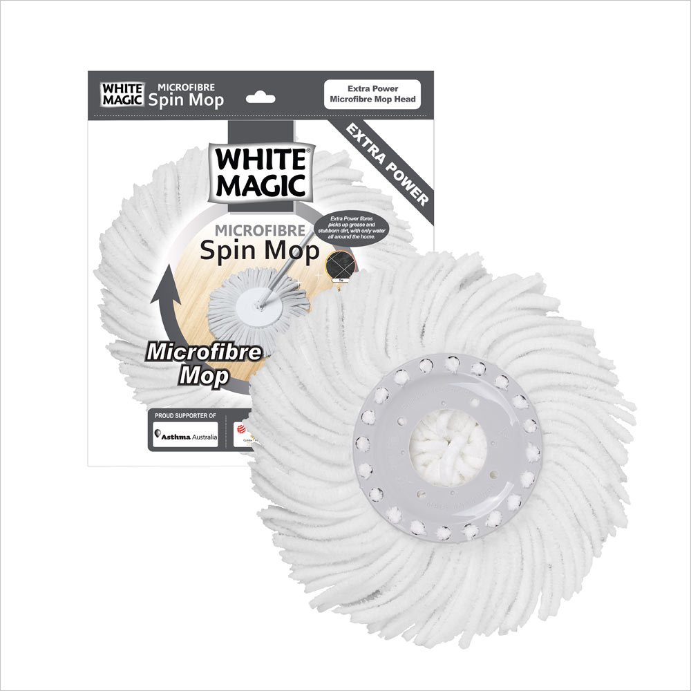 Wholesale Microfibre Extra Power Mop Head JTY/White Magic Fieldfolio