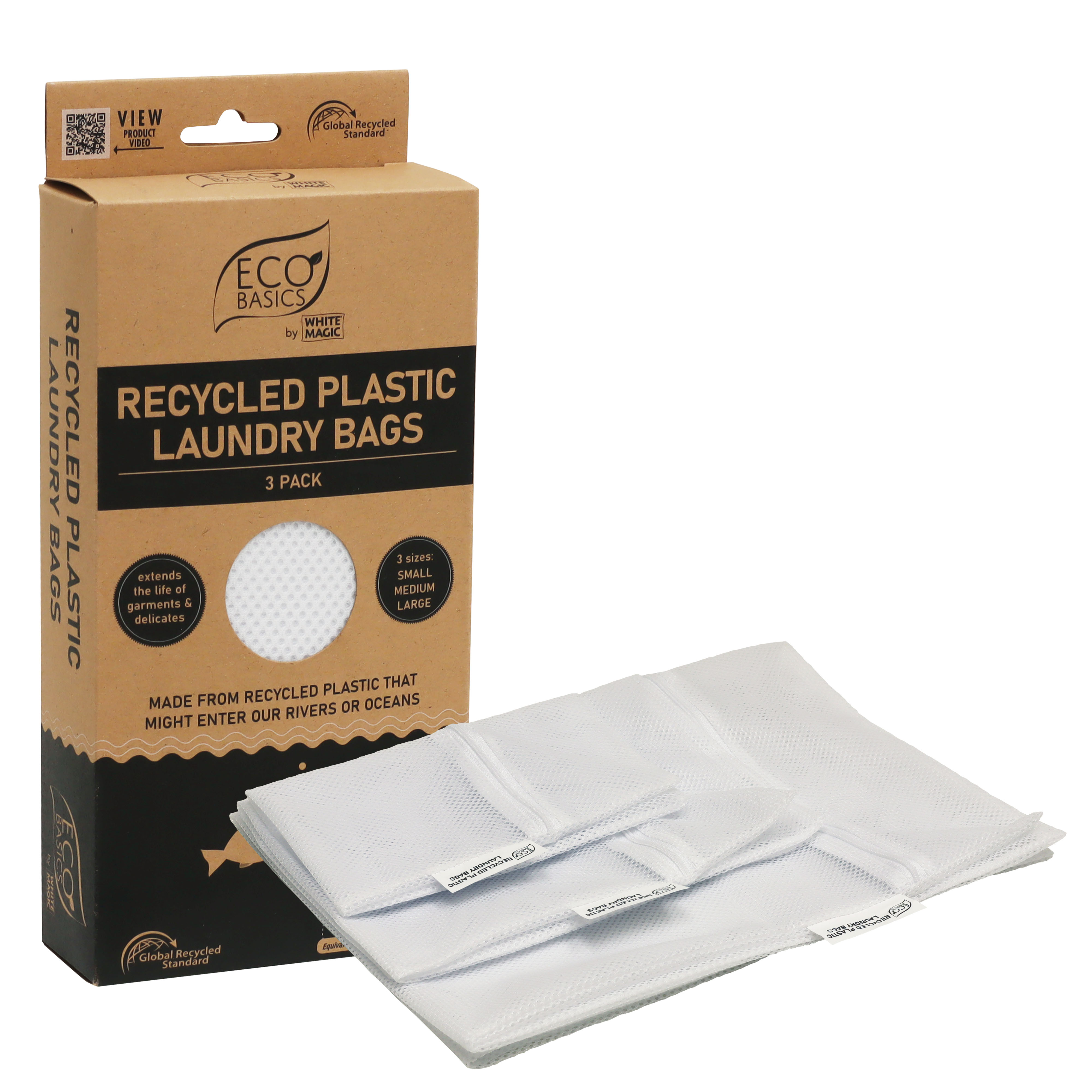 Wholesale Recycled Plastic Laundry Bags JTY/White Magic Fieldfolio