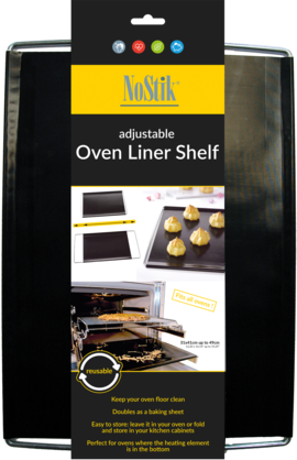 Adjustable Oven Liner Shelf