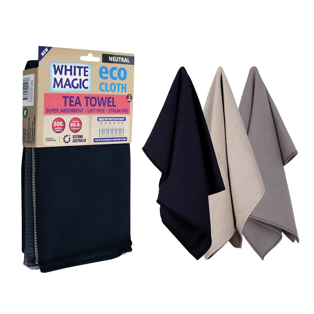 Tea Towel 3pack Neutral