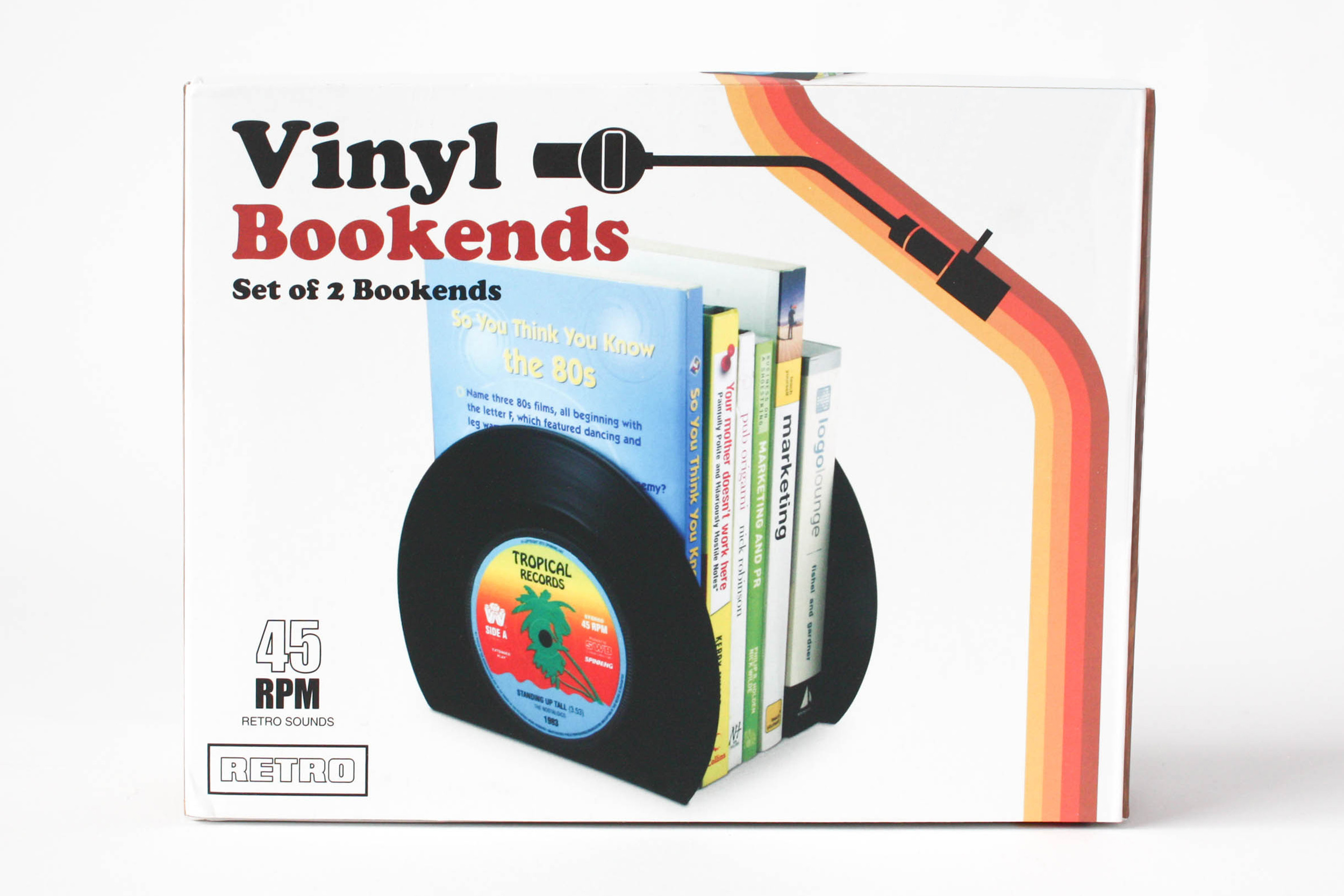 Wholesale Retro Vinyl Bookends Voodle Ltd Fieldfolio
