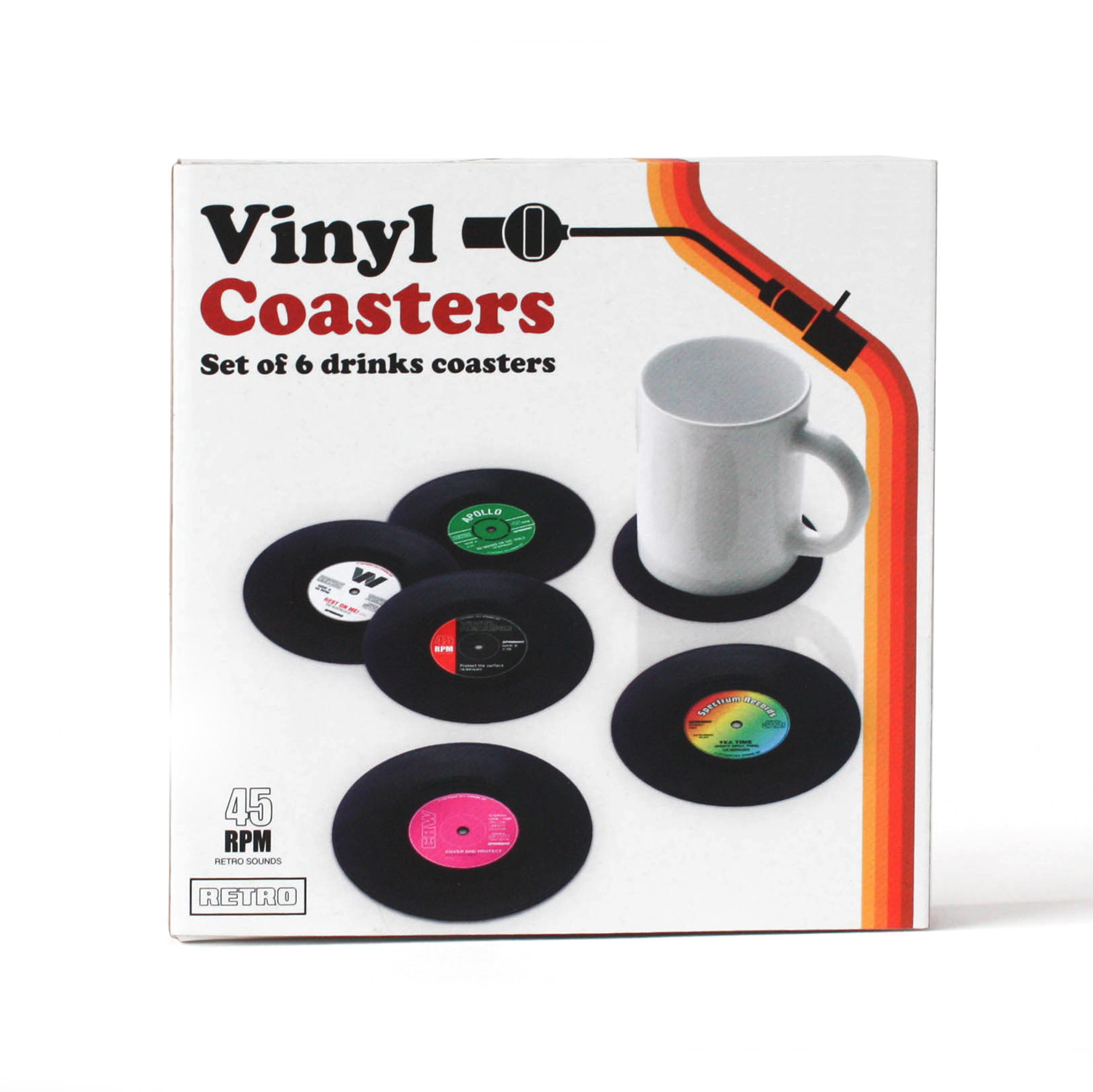 Wholesale Retro Vinyl Coasters Voodle Ltd Fieldfolio