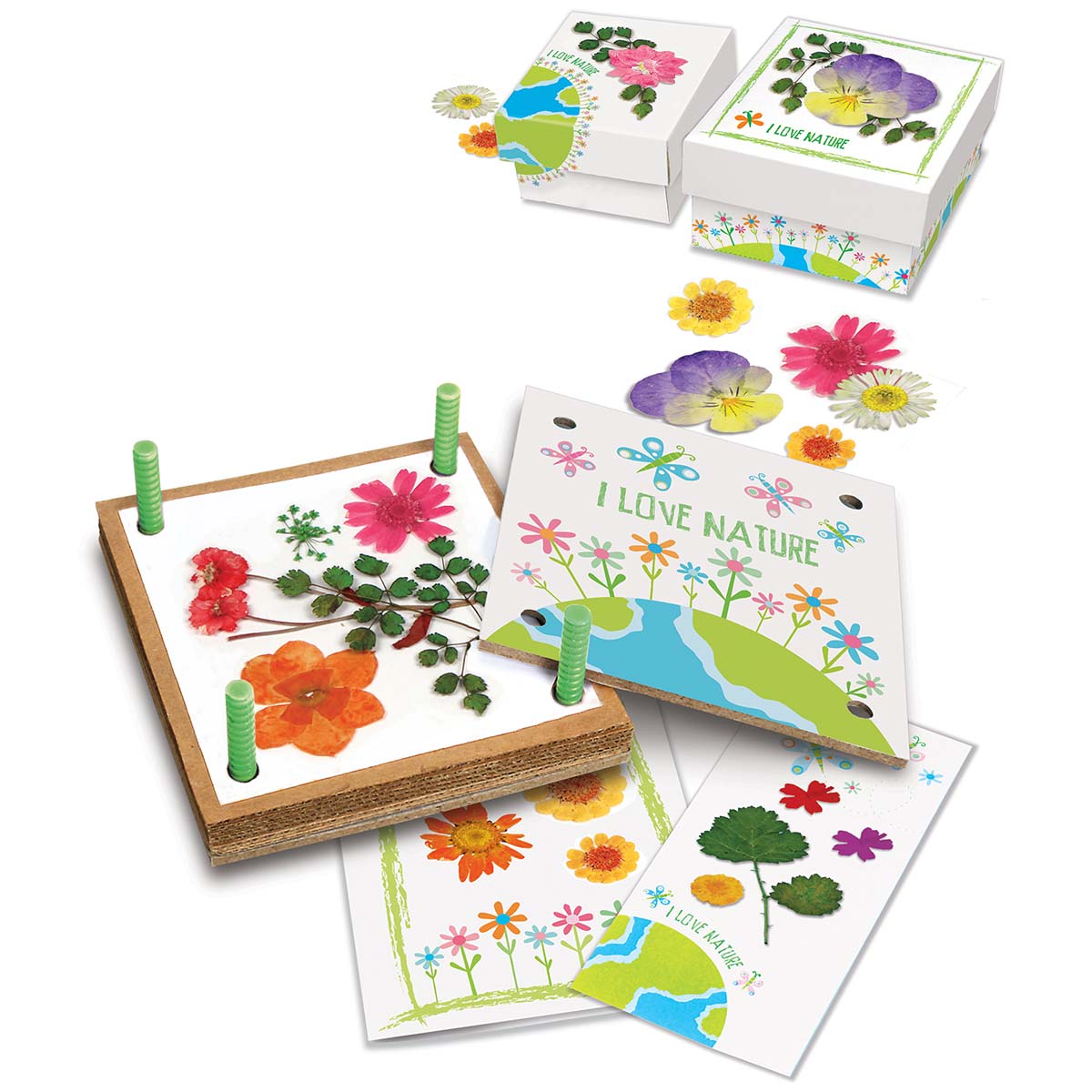 Green Creativity/Pressed Flower Art