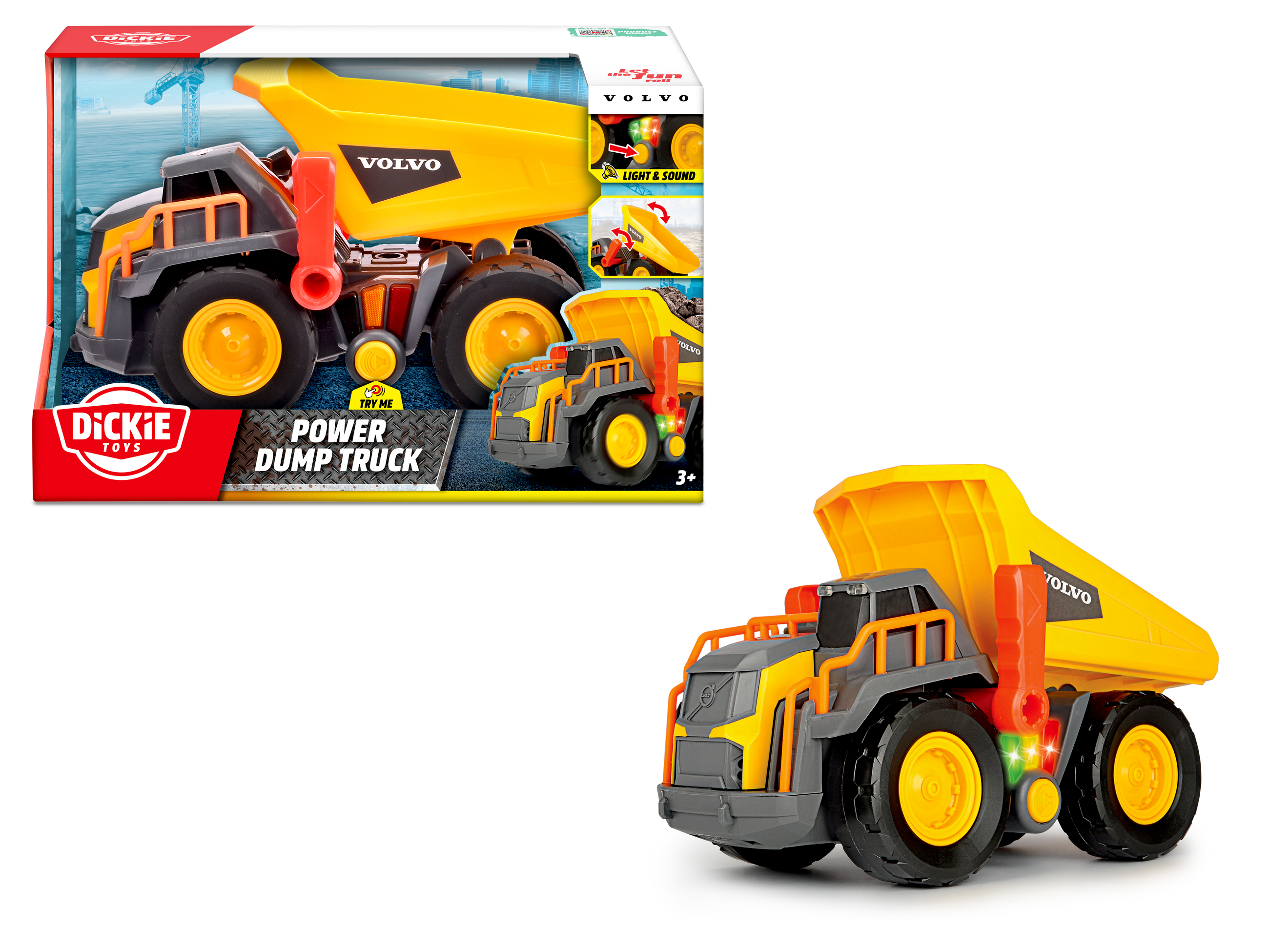 Dickie Power Dump Truck 30cm