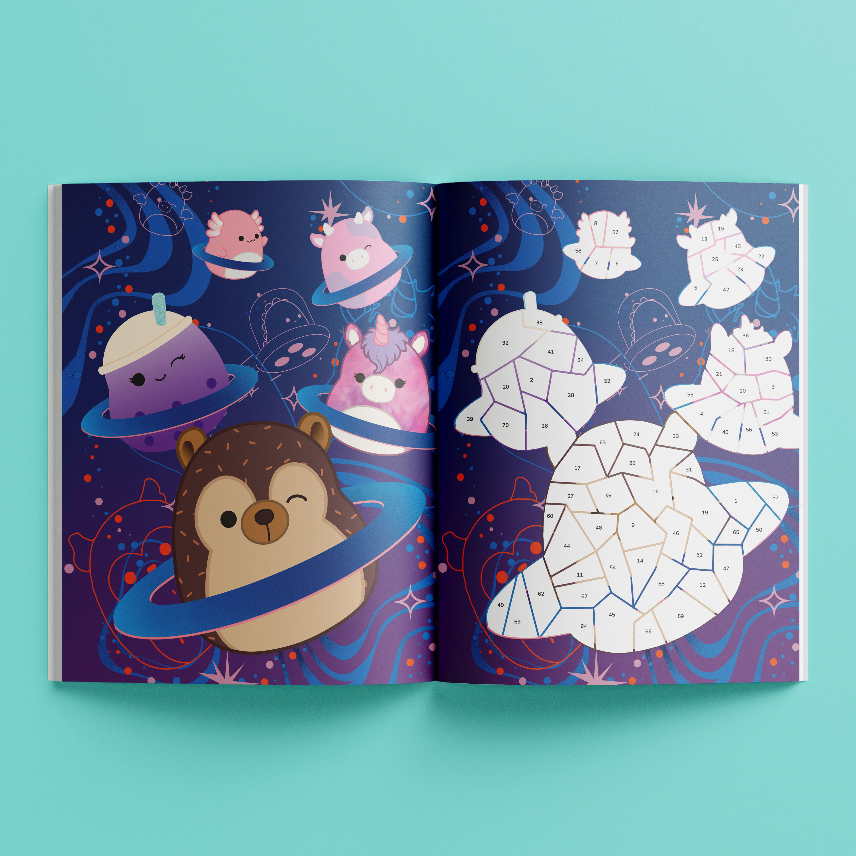 Squishmallows - Sticker Mosaics - Kaleidoscope