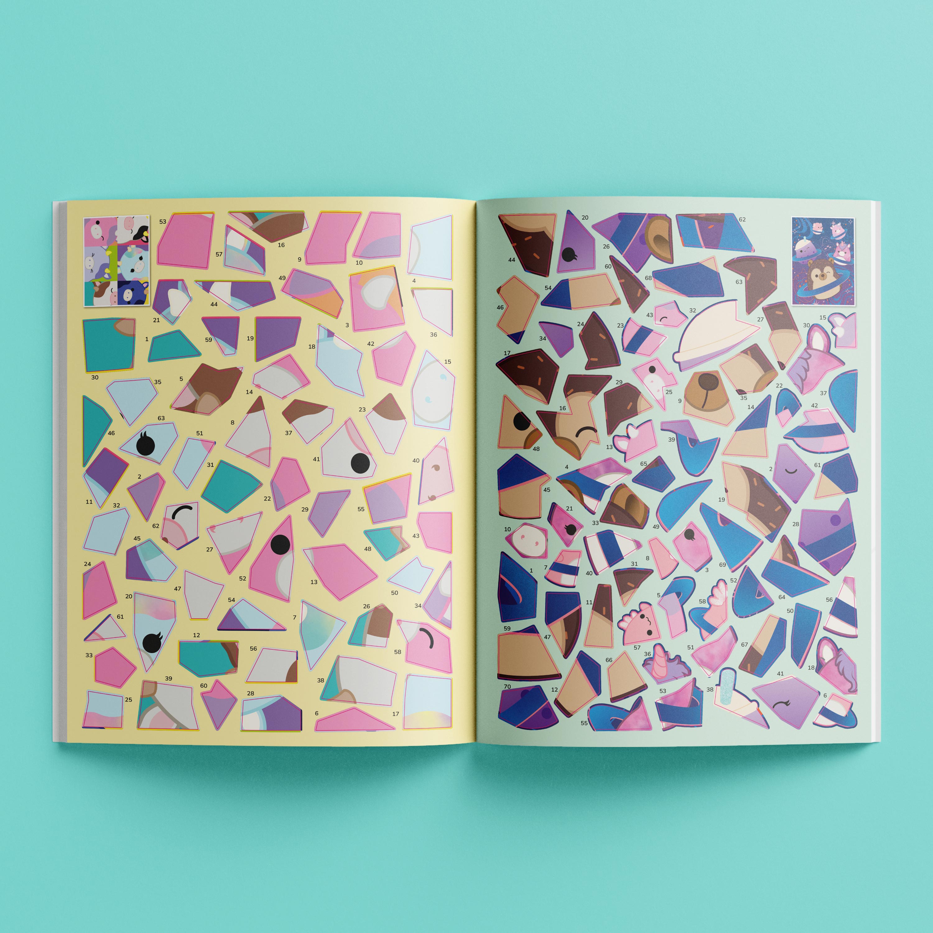 Squishmallows - Sticker Mosaics - Kaleidoscope