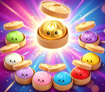 Dumpling Squishy - Golden Chase Dumpling