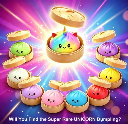 Dumpling Squishy - Unicorn Chase Dumpling