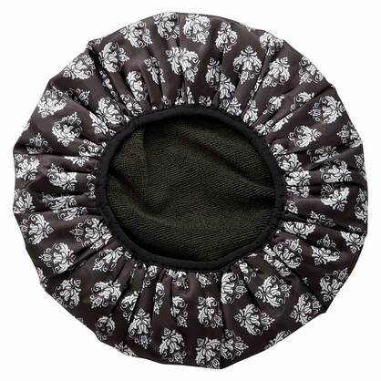 Shower Cap With Microfibre Lining-Damask
