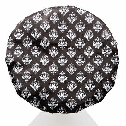 Shower Cap With Microfibre Lining-Damask