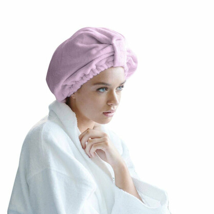 Hair Turban - Purple Microfibre