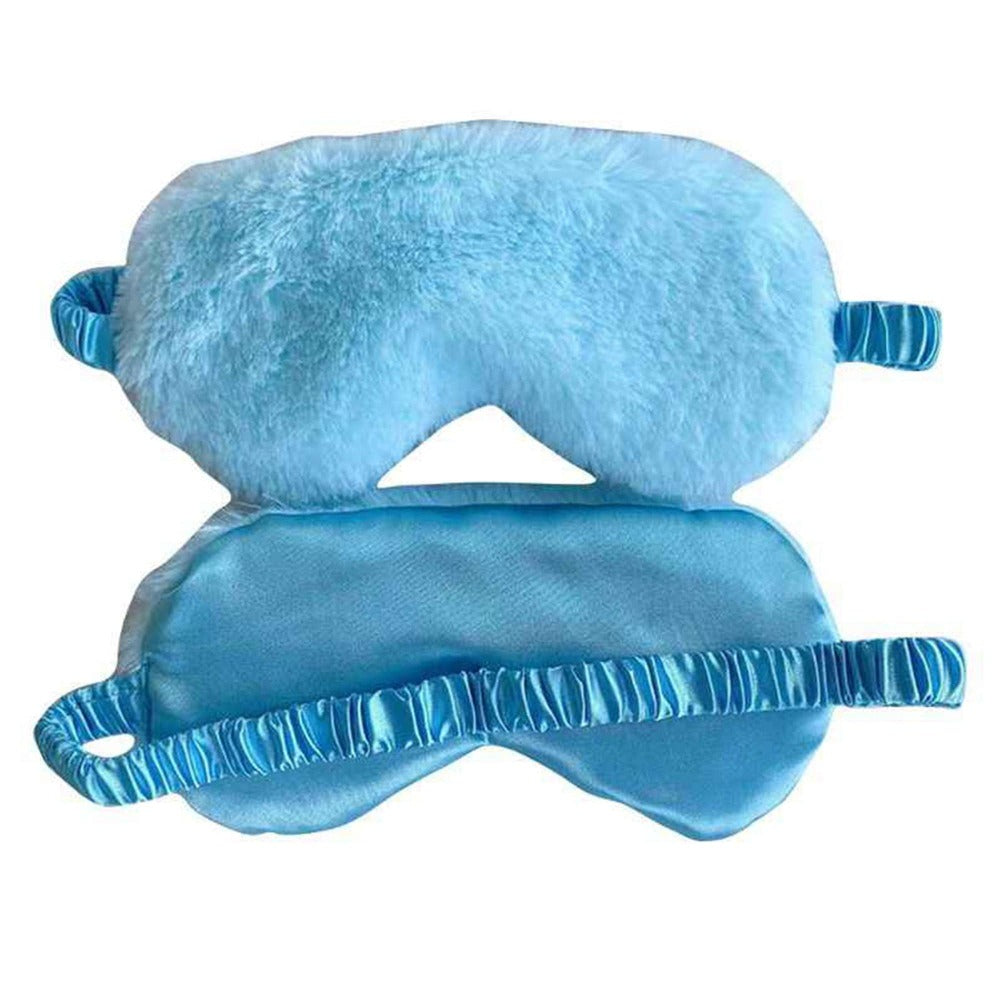 Wholesale Fluffy Eye Mask Blue Dilly's Collections Fieldfolio