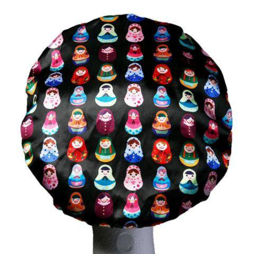 Extra Large Shower Cap With Microfibre Lining - Babushka