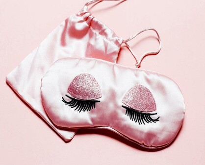 Eye Mask With Glitter Eye Lashes