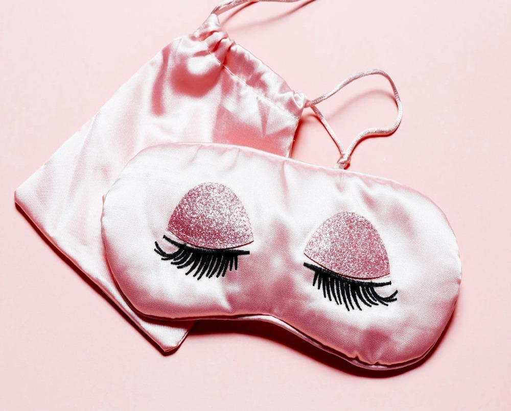 Eye Mask With Glitter Eye Lashes